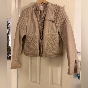 Elevenses Quilted Tan Jacket
